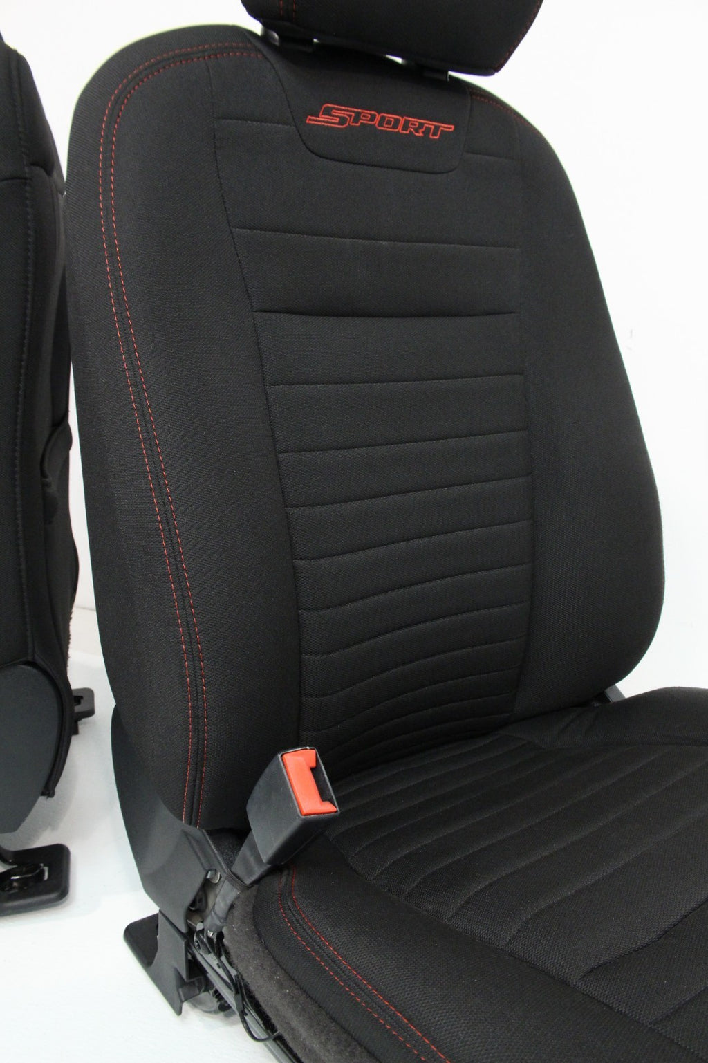 2015 - 2022 Ford F150 & Super Duty Front Seats, XLT Sport Black Cloth Power Heat
