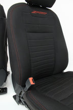 2015 - 2022 Ford F150 & Super Duty Front Seats, XLT Sport Black Cloth Power Heat
