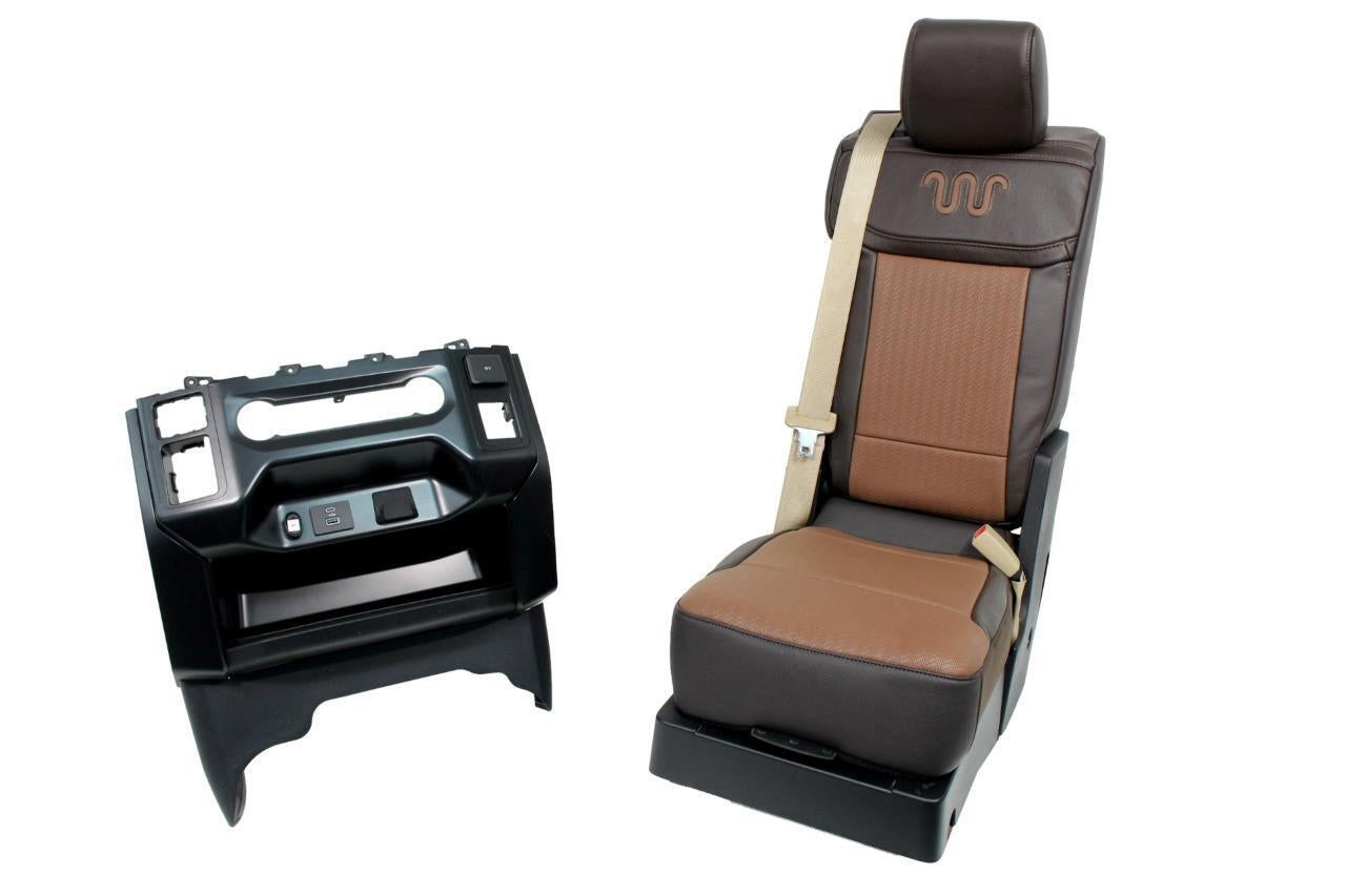 Ford King Ranch Jump Seat Center Console F150 Super Duty F250 Center Seat