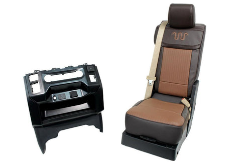 Ford King Ranch Jump Seat Center Console F150 Super Duty F250 Center Seat
