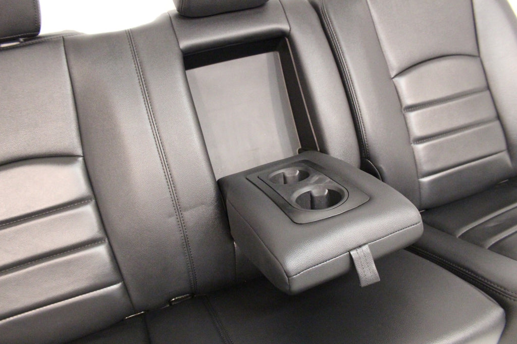 2002 - 2018 Dodge Ram Seats Set, Crew Cab Roadwire Black Leather w/ Power Driver