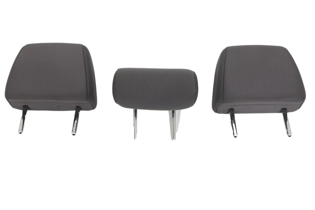 2016 - 2023 Toyota Tacoma Rear Seat Headrest Set, OEM Gray Cloth Double Cab