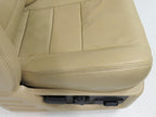 2008 - 2010 Ford Super Duty Crew Cab Seats Set Lariat Tan Leather Heated Powered