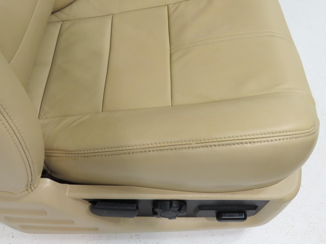 2008 - 2010 Ford Super Duty Crew Cab Seats Set Lariat Tan Leather Heated Powered