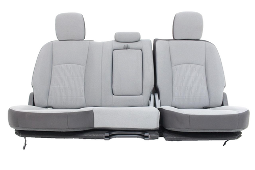 2019-2024 Ram Classic Rear Seats, Crew Cab 60/40 Gray Cloth w/ Armrest, Fits 02+