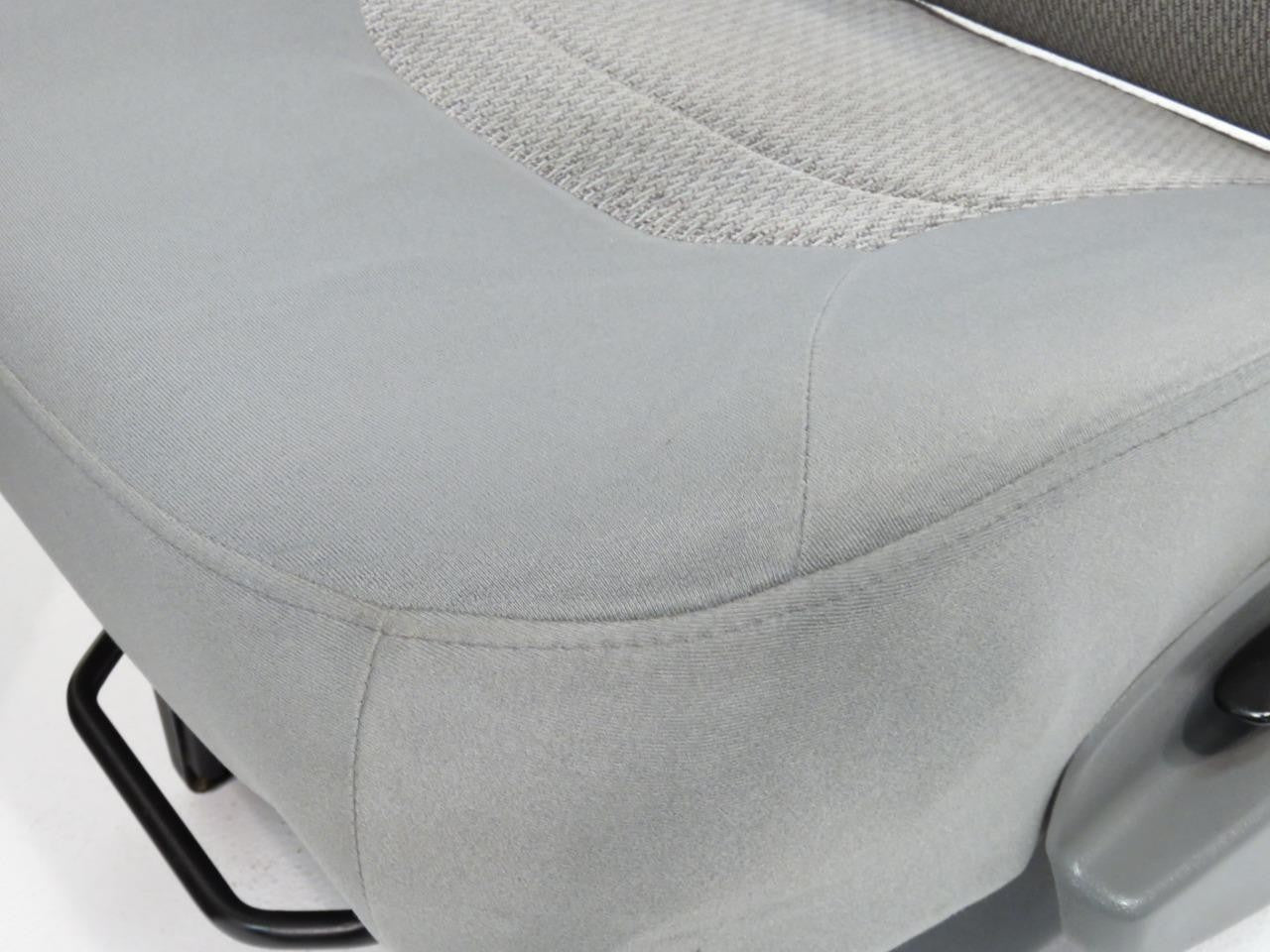 Ford Econoline Front Bucket Seats, Gray Cloth w/ Folding Armrests, Fits 1997+