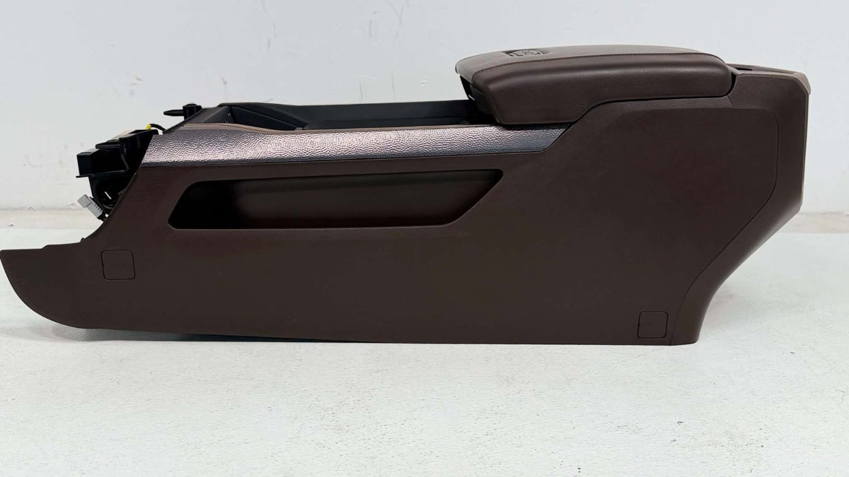 2019 - 2026 DT Ram 1500 Center Console, Brown Leather LONGHORN Wireless Charging