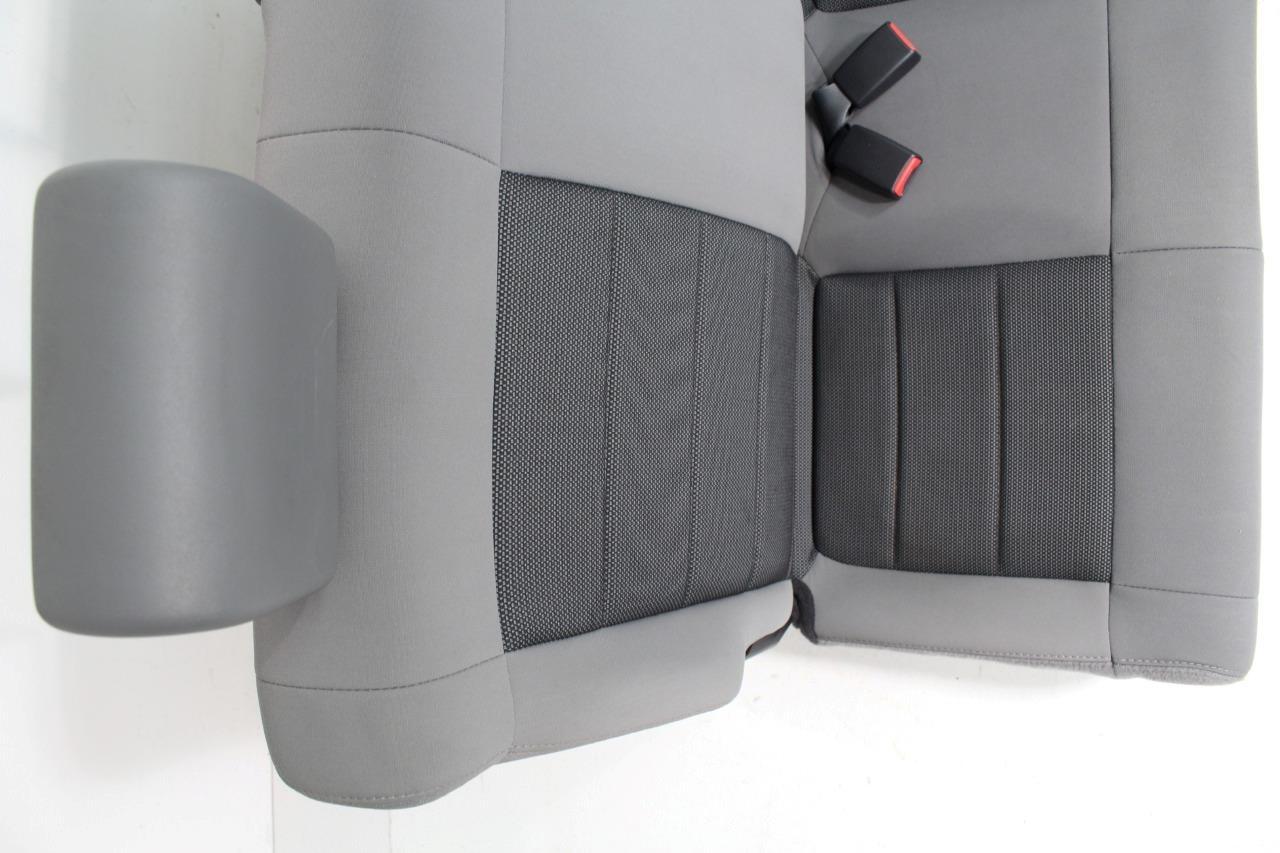 2007 - 2018 Jeep Wrangler JK (2-Door) Gray Cloth Rear Seat 2008 2009 2010 2011