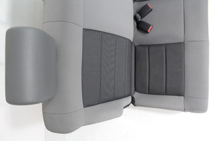 2007 - 2018 Jeep Wrangler JK (2-Door) Gray Cloth Rear Seat 2008 2009 2010 2011
