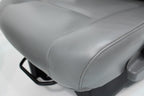 Ford Econoline Front Bucket Seats, Gray Vinyl w/ Folding Armrests, Fits 1997+