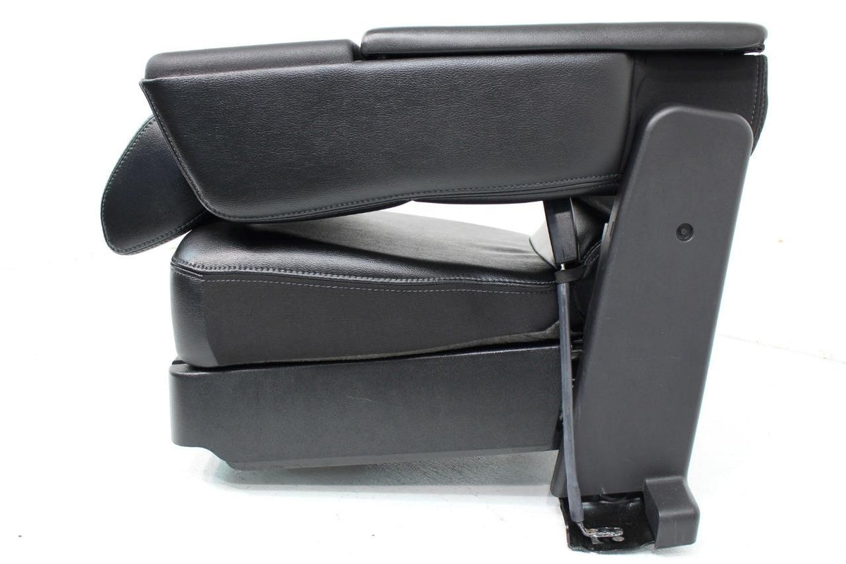 1999 - 2016 Ford Super Duty Seats Set, Crew Lariat Black Leather Power Heat Cool