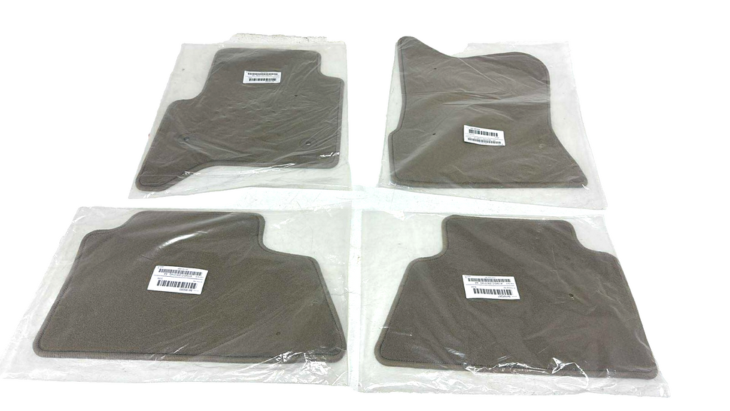 2014 - 2018 GMC Yukon Chevy Tahoe SUV OEM Floor Mat Set, Dune Carpet Crew Cab