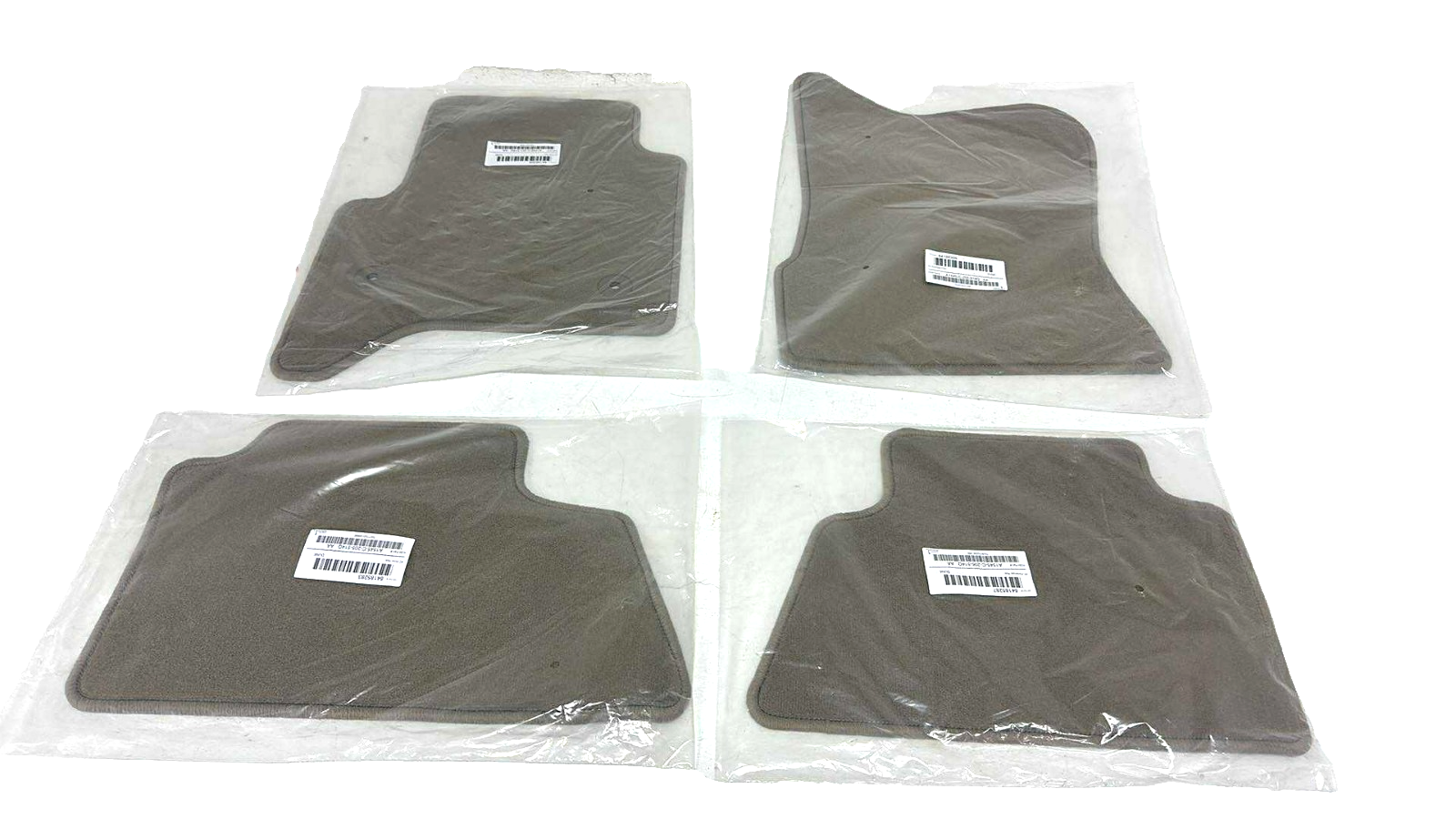 2014 - 2018 GMC Yukon Chevy Tahoe SUV OEM Floor Mat Set, Dune Carpet Crew Cab