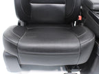 2014 - 2019 GM Sierra Silverado LT Front Seats, Power Black Leather, w/ Jumpseat