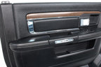 2013-2018 Ram Crew Cab Door Panel Set, Laramie Black Leather & Wood w/ Switches