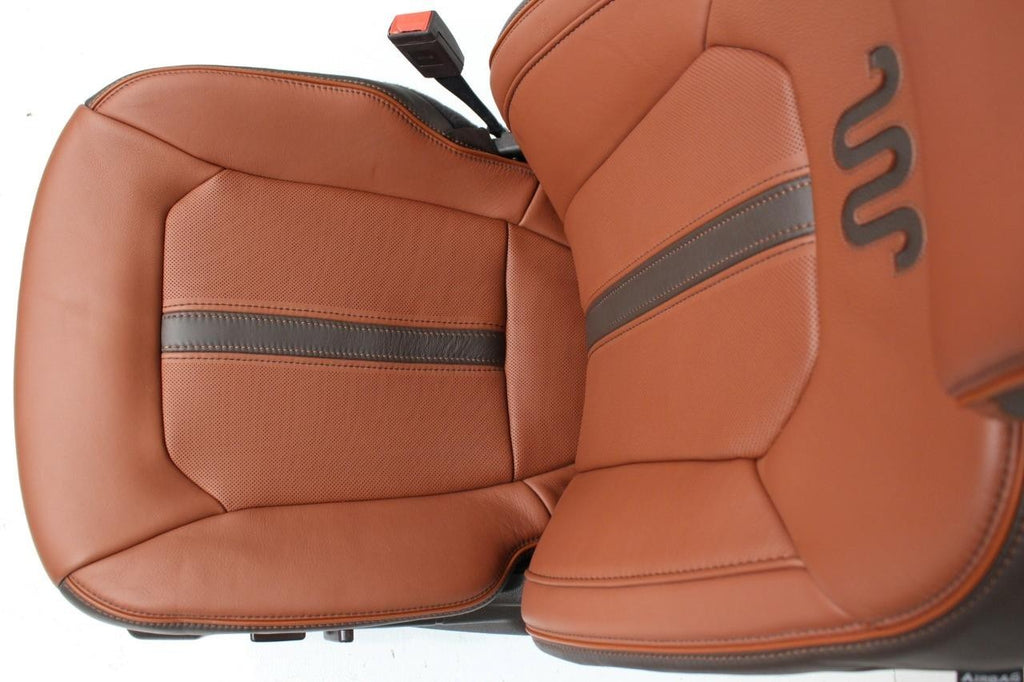 2015 - 2022 Ford F150 Super Duty Front Seats, King Ranch OEM Brown Leather