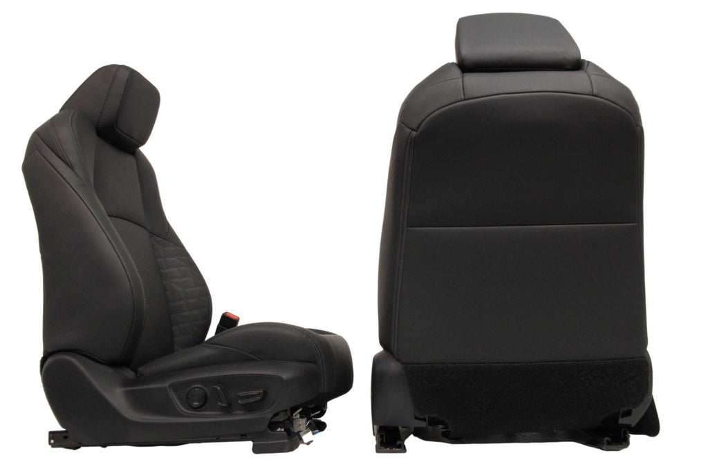 2024-2025 Toyota Tacoma TRD Double Cab Seats - Black SofTex Leather, Heated/Vent