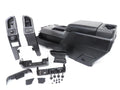 15-22 Ford Truck Center Console & Install Kit w/o Shifter - Black Leather XLT