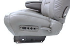 1995-2000 Tahoe Sierra Silverado Seats 60-40 Bench Gray Leather Power w/ Folding
