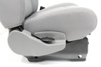 Ford Econoline Front Bucket Seats, Gray Cloth w/ Folding Armrests, Fits 1997+