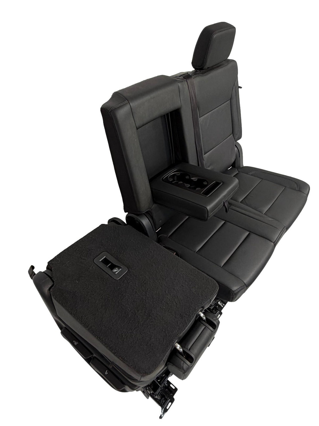 2021 - 2026 Chevy Tahoe Suburban 2nd Row Bench Seat, LT Black Leather Power Heat