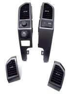 15-22 Ford Truck Center Console & Install Kit w/o Shifter - Gray Vinyl XLT