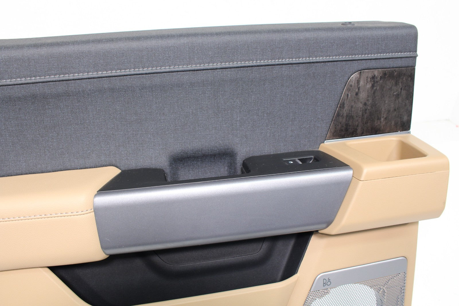 21 - 23 Ford F150 Lariat Crew Cab Driver Rear Door Panel Baja Tan Wood Grain OEM
