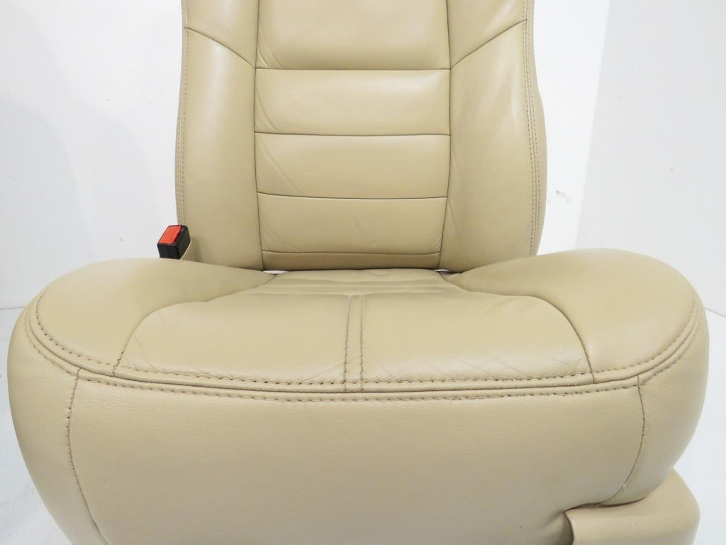 2008 - 2010 Ford Super Duty Crew Cab Seats Set Lariat Tan Leather Heated Powered