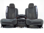 1999 - 2006 Chevy Silverado Seats, Split Front Bench Seat, Dark Gray Cloth OEM