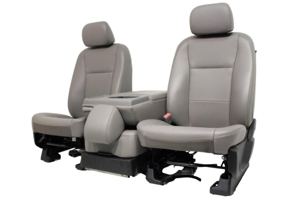 2015 - 2022 Ford F150 & Super Duty Front Seats, 4-Door XL Earth Gray Vinyl Bench
