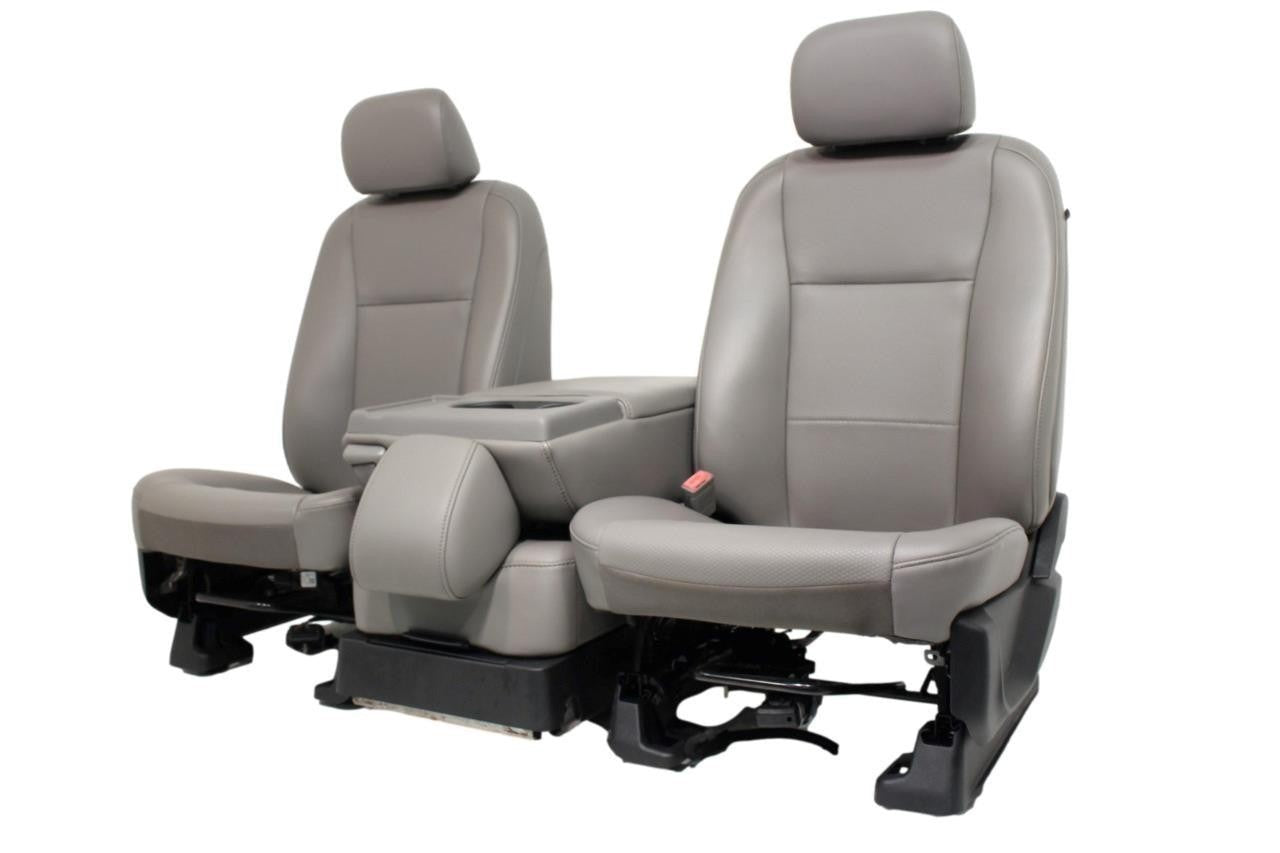 2015 - 2022 Ford F150 & Super Duty Front Seats, 4-Door XL Earth Gray Vinyl Bench