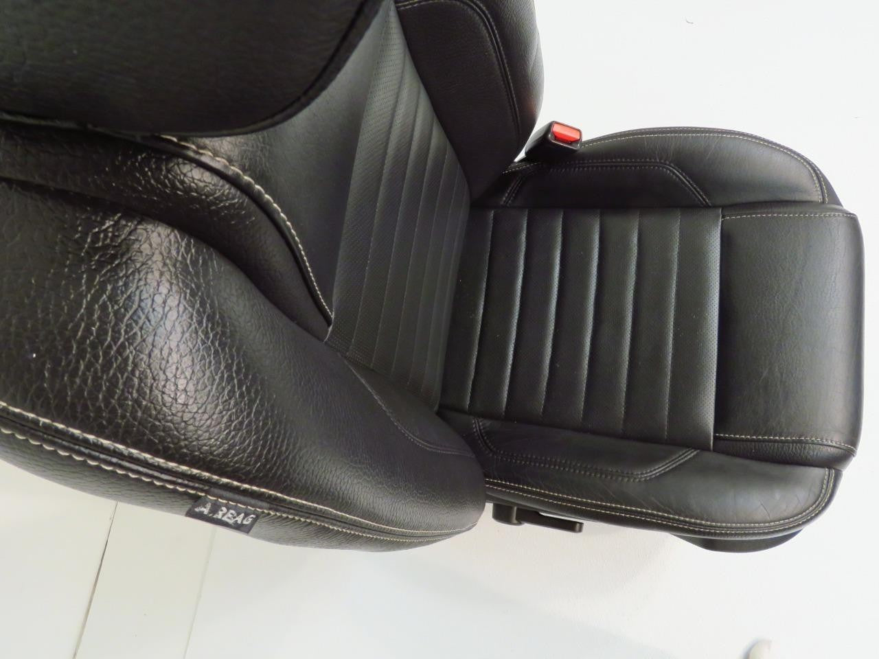 2005 - 2014 Ford Mustang Front Seats, GT Black Leather w/ Power Driver OEM