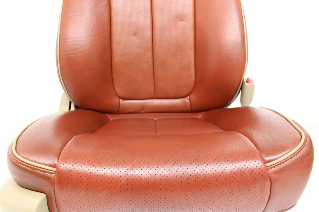 2009 - 2014 Ford F150 King Ranch Seats, Front & Rear, Leather Heated Cool Brown