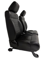 2007-2018 Jeep JK JKU 4-Door Wrangler Unlimited Seats Set, Black Leather Heat