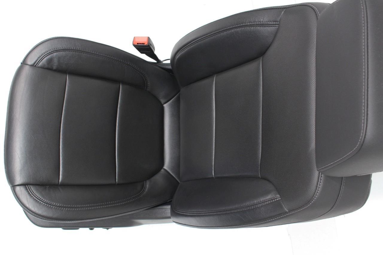 19-22 Silverado Sierra Heated Cooled Black Leather Seats Front & Rear Set OEM