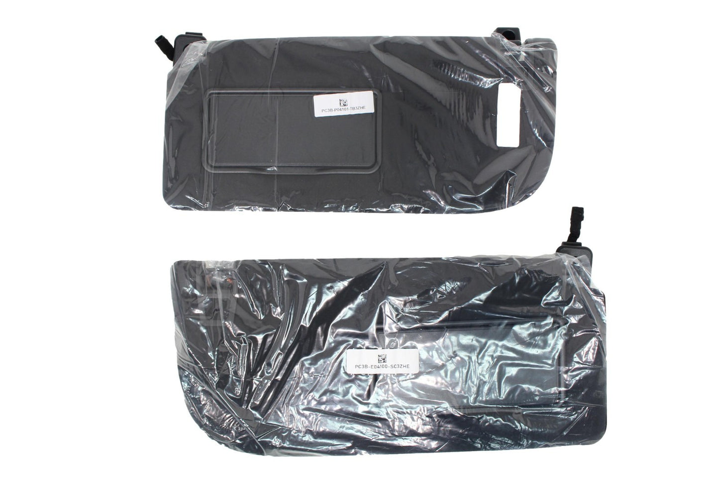 BRAND NEW Ford F-250 F-350 Super Duty Sun Visor Shades Pair Lighted Power Black