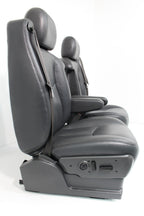 1999 - 2007 Chevy Silverado Seats, OEM Powered Heated Dark Pewter Leather