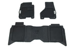 13-18 Ram 1500 2500 3500 Crew Cab OEM Limited Longhorn Hybrid Floor Mats, Brown