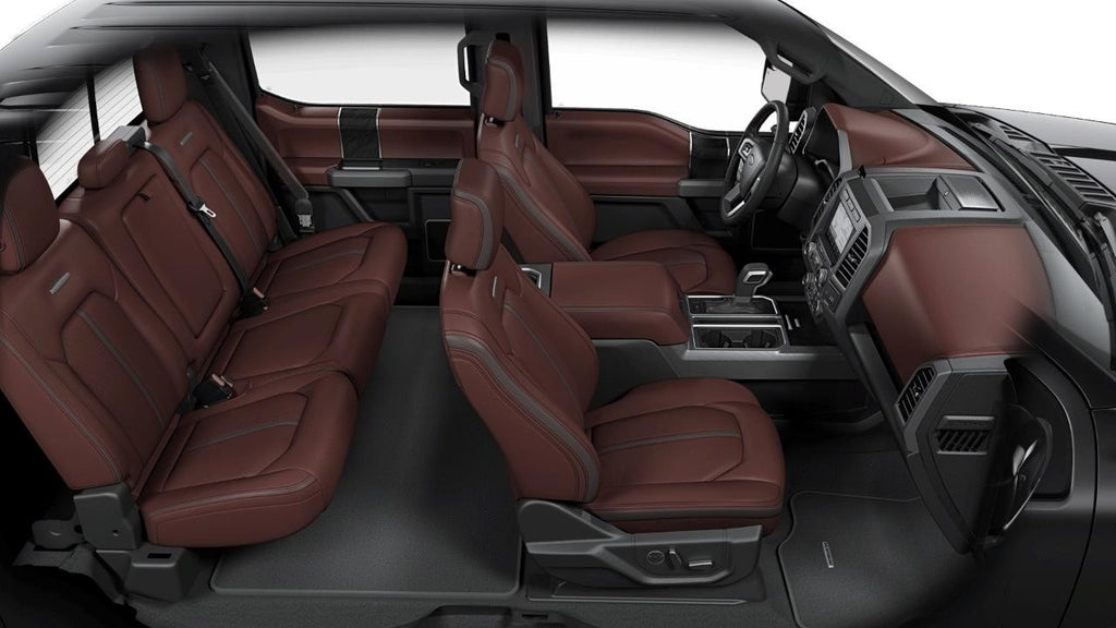 2015 - 2022 Ford F150 Super Duty Platinum Seats Set, Brunello Leather Heat Cool
