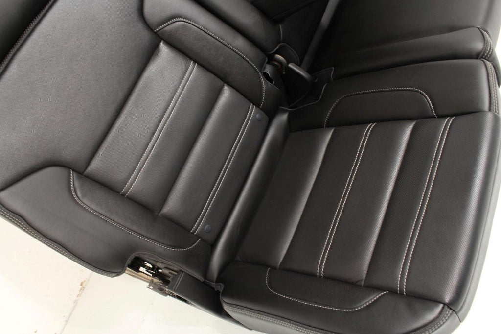 2014-2019 Sierra Silverado Crew Cab Rear Seats, Denali Black Perforated Leather
