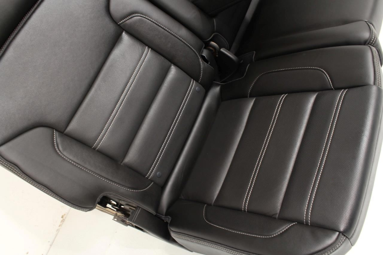 2014-2019 Sierra Silverado Crew Cab Rear Seats, Denali Black Perforated Leather