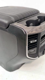 2019 - 2026 DT Ram 1500 Center Console Black Leather LIMITED w/ Wireless Charger