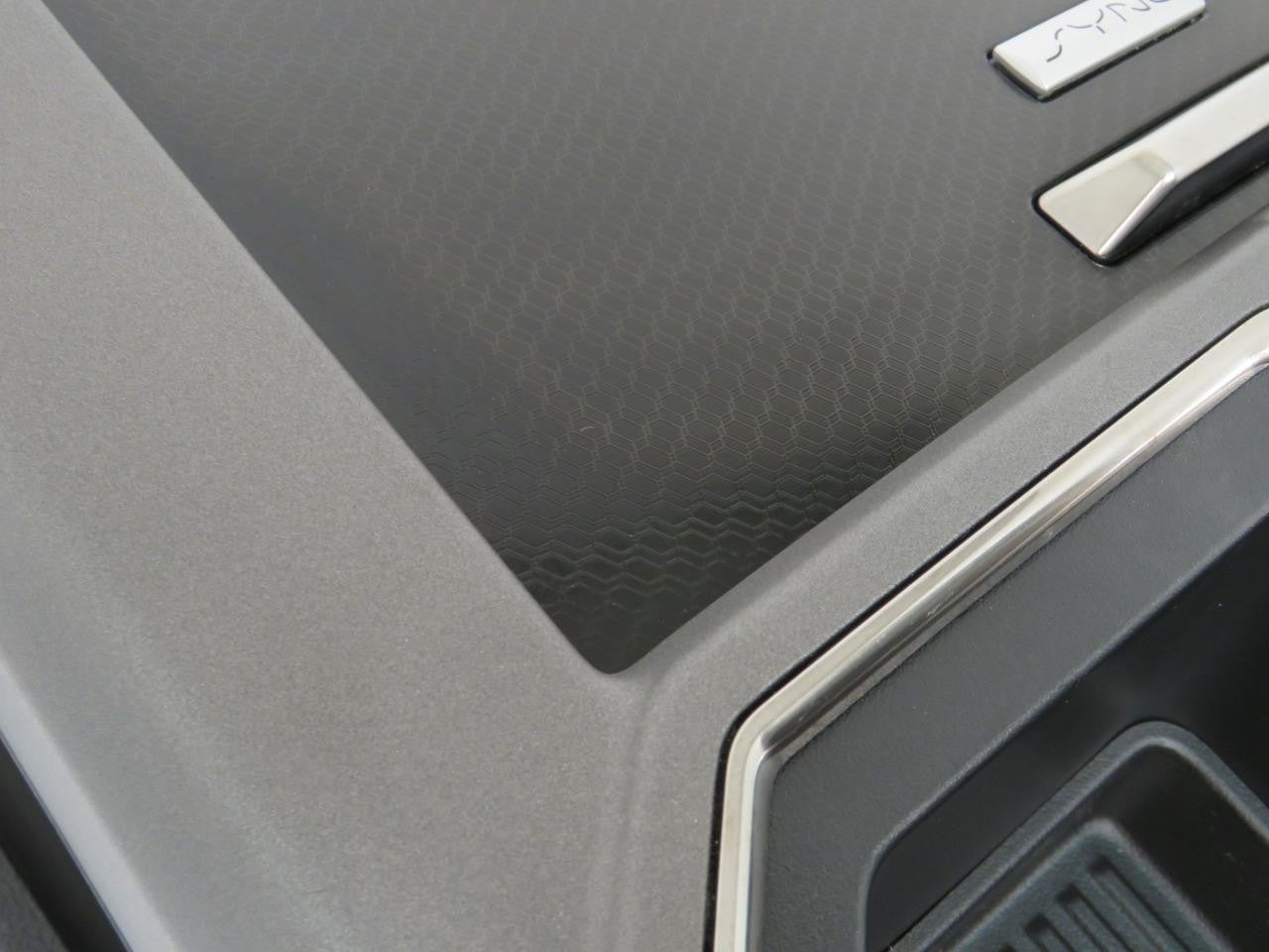 15-22 Ford Truck Center Console & Install Kit w/o Shifter - Black Vinyl XLT