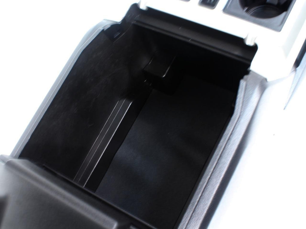 15-22 Ford Truck Center Console & Install Kit w/o Shifter - Black Leather Lariat