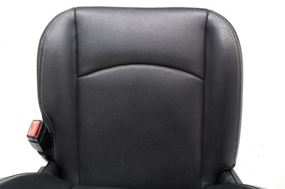 2009 - 2018 Dodge Ram Laramie Black Leather Heated & Cooled Front Seats