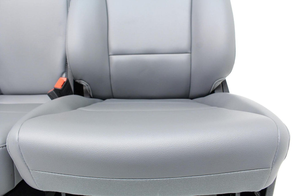 2023 - 2026 Ford Super Duty Front Seats, XL Slate Gray Vinyl Manual w/ Jumpseat