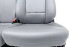 2023 - 2026 Ford Super Duty Front Seats, XL Slate Gray Vinyl Manual w/ Jumpseat