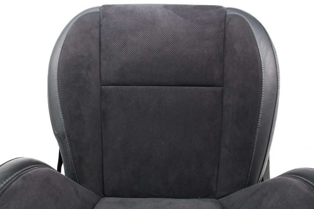 11-23 Dodge Charger SRT Seats, Scat Pack Black Alcantara Leather w/ Heat Cool
