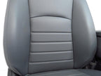 2009-2018 Dodge Ram Front Seats Set, Work Grade Gray Vinyl Split Bench Manual