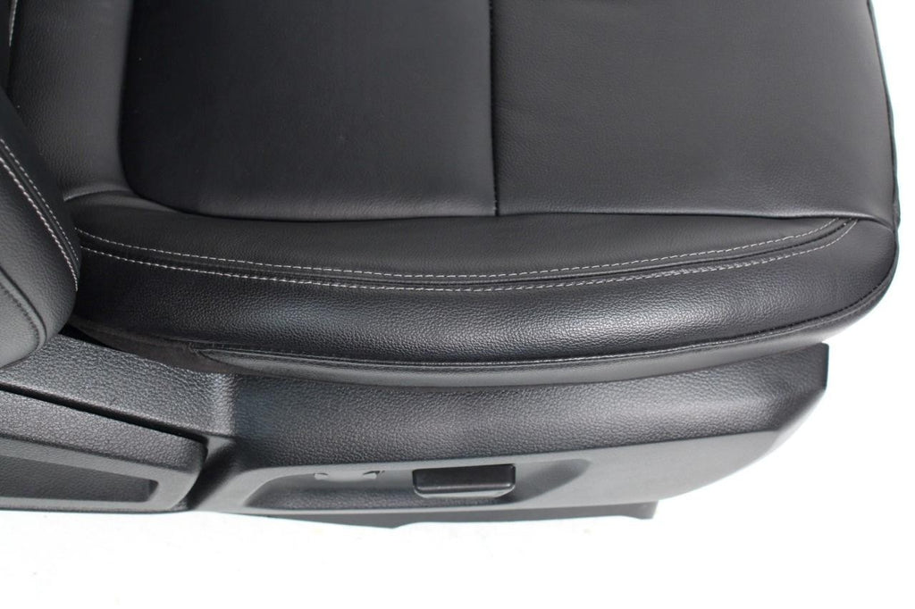2019 - 2023 Ford Ranger Seat Set, Lariat Heated Black Leather Front & Rear OEM